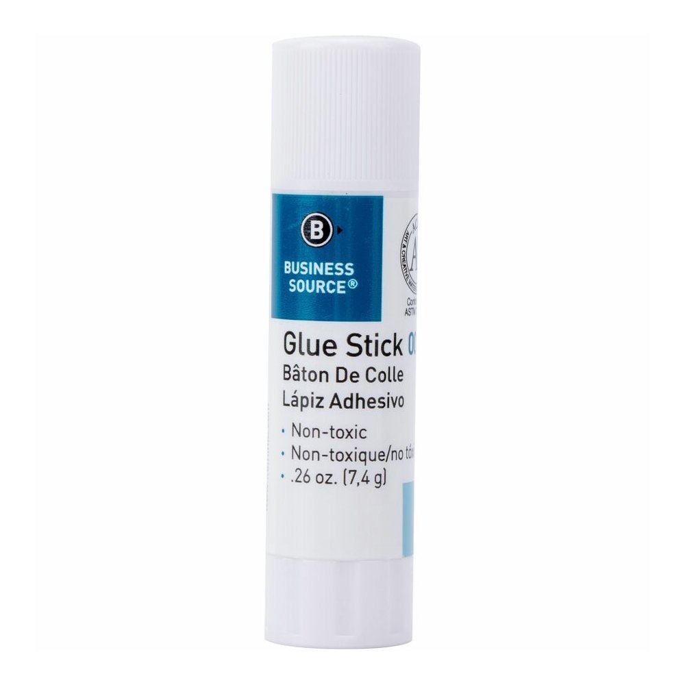 Business Source Glue Stick - 0.26 oz - White - 30 / Box. Picture 6