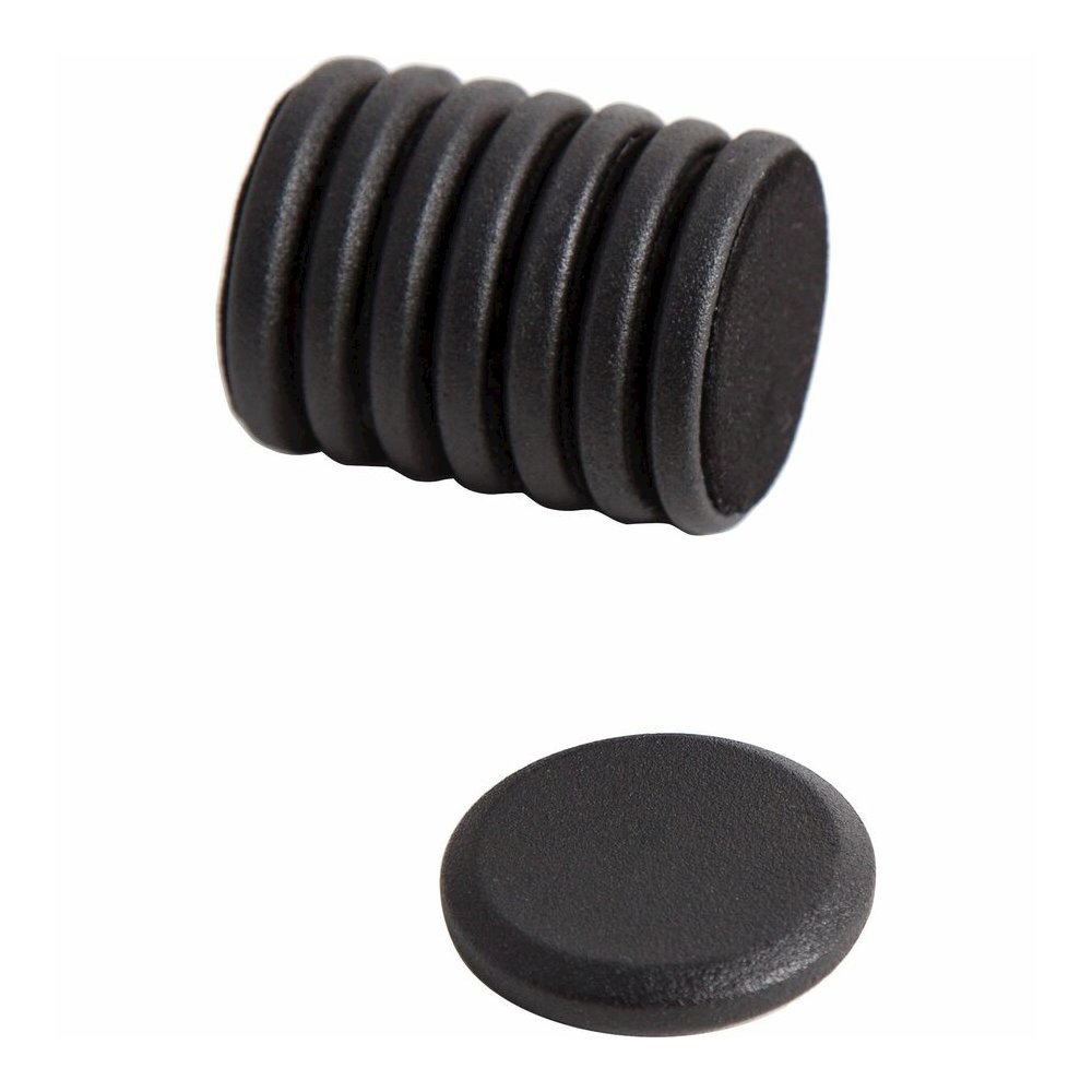 U Brands High Energy Metal Magnets - 1.3" Diameter - Round - Durable - 8 / Pack - Black. Picture 4