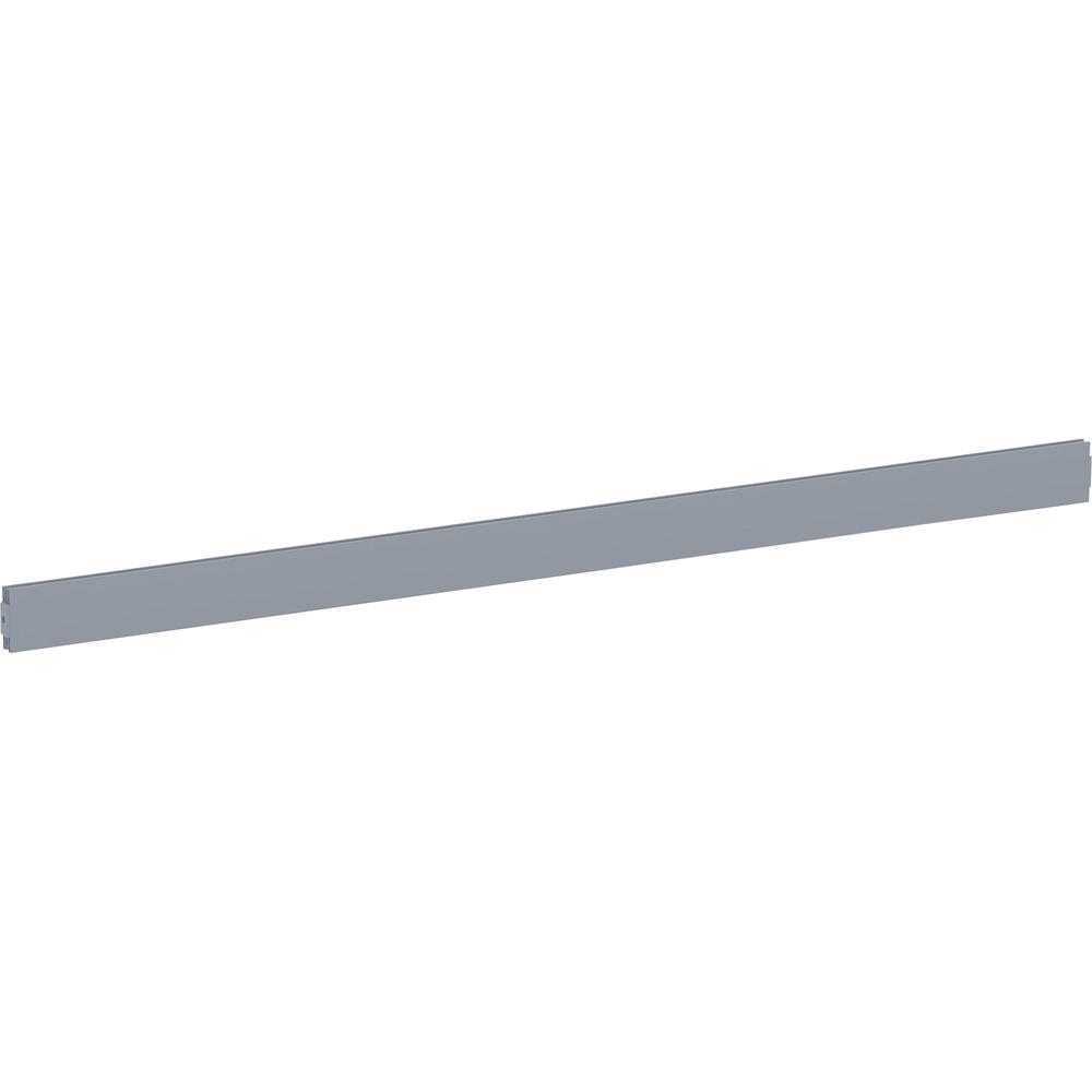 Lorell Single-Wide Horizontal Panel Strip for Adaptable Panel System - 33.12" Width x 0.50" Depth x 1.75" Height - Aluminum - Silver - 1 Each. Picture 8