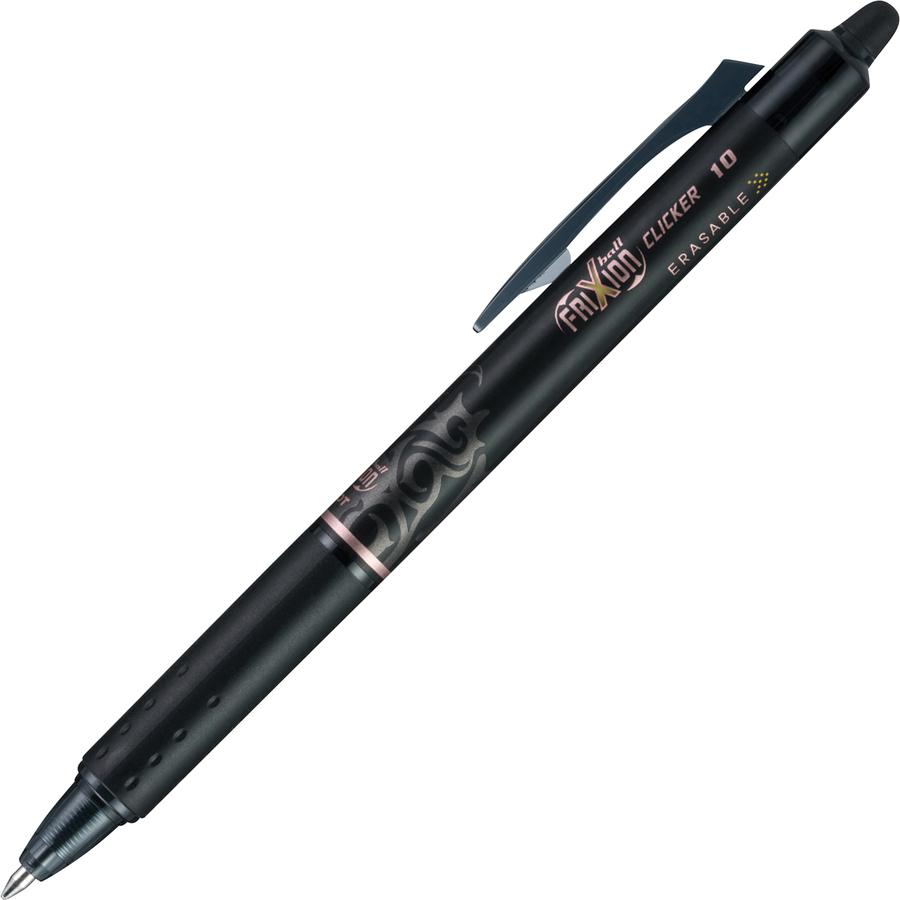 Pilot Erasable & Retractable Gel Pen - Refillable - Retractable - Erasable - Black Ink - Gel-based - Writing, Document - 1 Dozen. Picture 3
