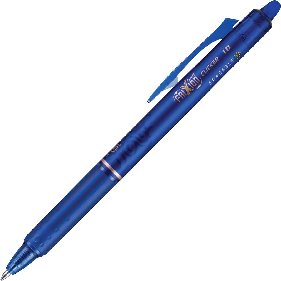 Pilot Erasable & Retractable Gel Pen - Refillable - Retractable - Erasable - Blue Ink - Gel-based - Writing, Document - 1 Dozen. Picture 2