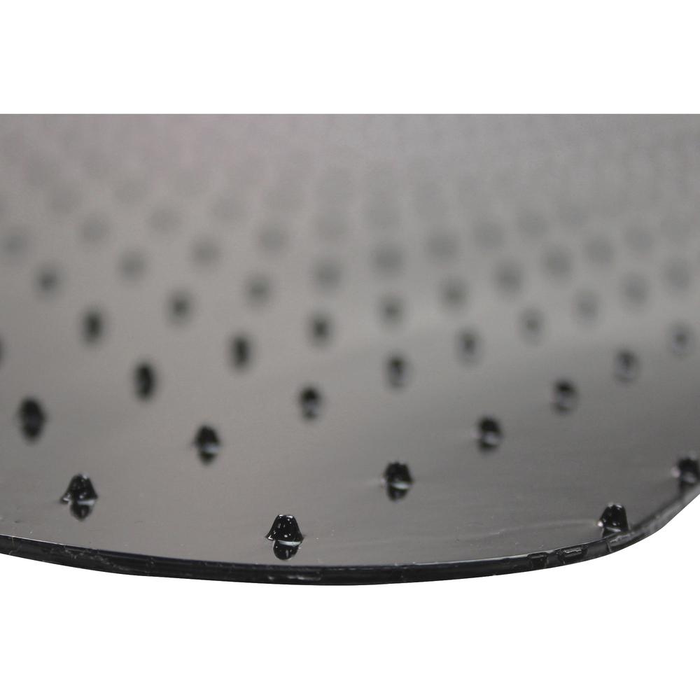 Floortex Advantagemat Black&reg; Vinyl Rectangular Chair Mat for Carpets - 48" x 60" - Carpeted Floor - 60" Length x 48" Width x 0.090" Depth x 0.090" Thickness - Rectangular - Classic - Polyvinyl Chl. Picture 9