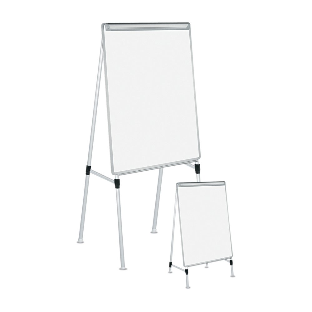Universal Dry Erase Board with A-Frame Easel, 29" x 41" , White Surface - 29" (2.4 ft) Width x 41" (3.4 ft) Height - White Surface - 1 Each. Picture 2