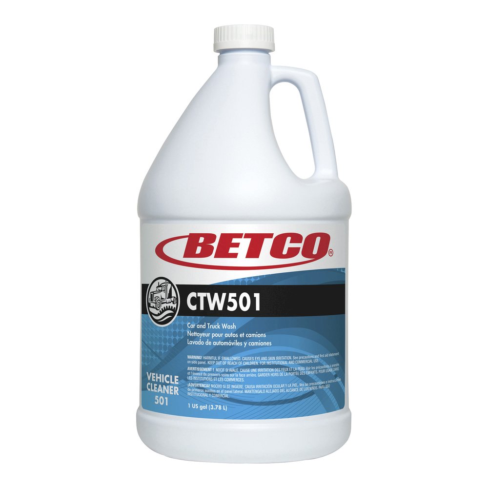 Betco CTW501 Car & Truck Wash - For Car, Truck - 1 gal - Streak-free - Yellow Green - 4 / Carton. Picture 4