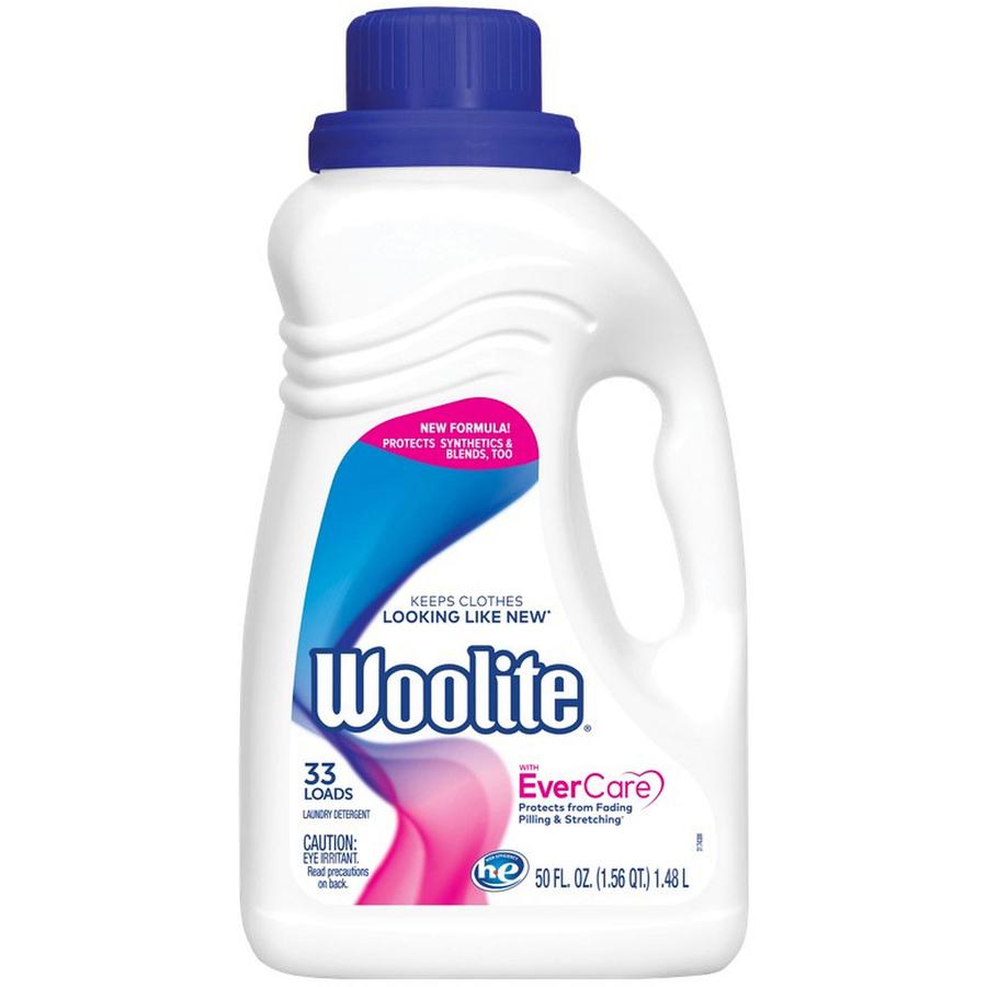 Woolite Clean/Care Detergent - 50 fl oz (1.6 quart) - 6 / Carton - Yellow. Picture 2