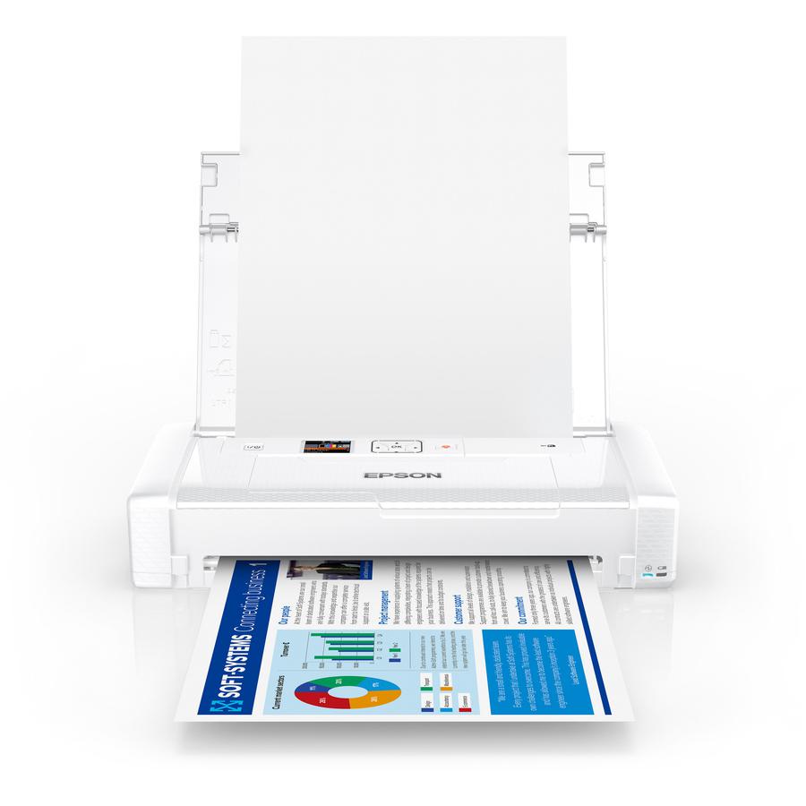 Epson WorkForce EC-C110 Portable Inkjet Printer - Color - 5760 x 1440 dpi Print - 20 Sheets Input - Wireless LAN - Mopria, Apple AirPrint, Wi-Fi Direct, Epson iPrint, Epson Connect, Google Cloud Print. Picture 10