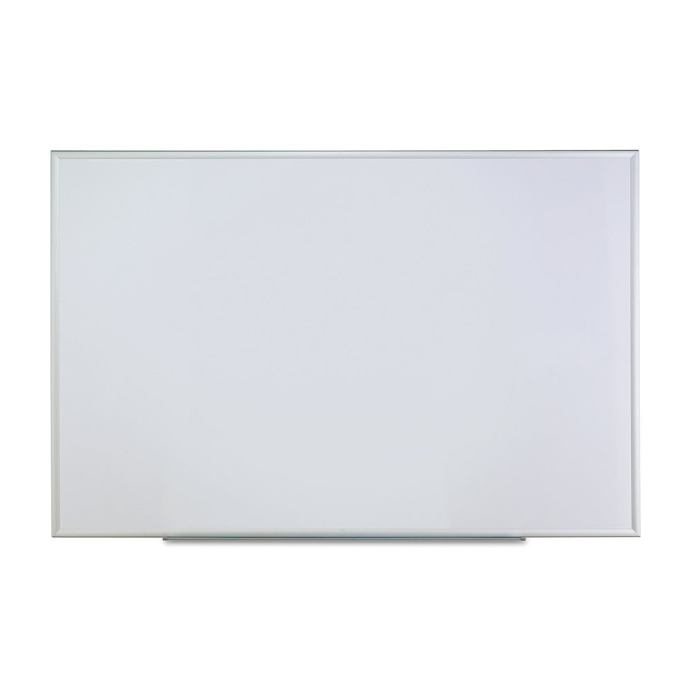 Universal Dry Erase Board - 72" (6 ft) Width x 48" (4 ft) Height - White Melamine Surface - Anodized Aluminum Frame - 1 Each. Picture 2