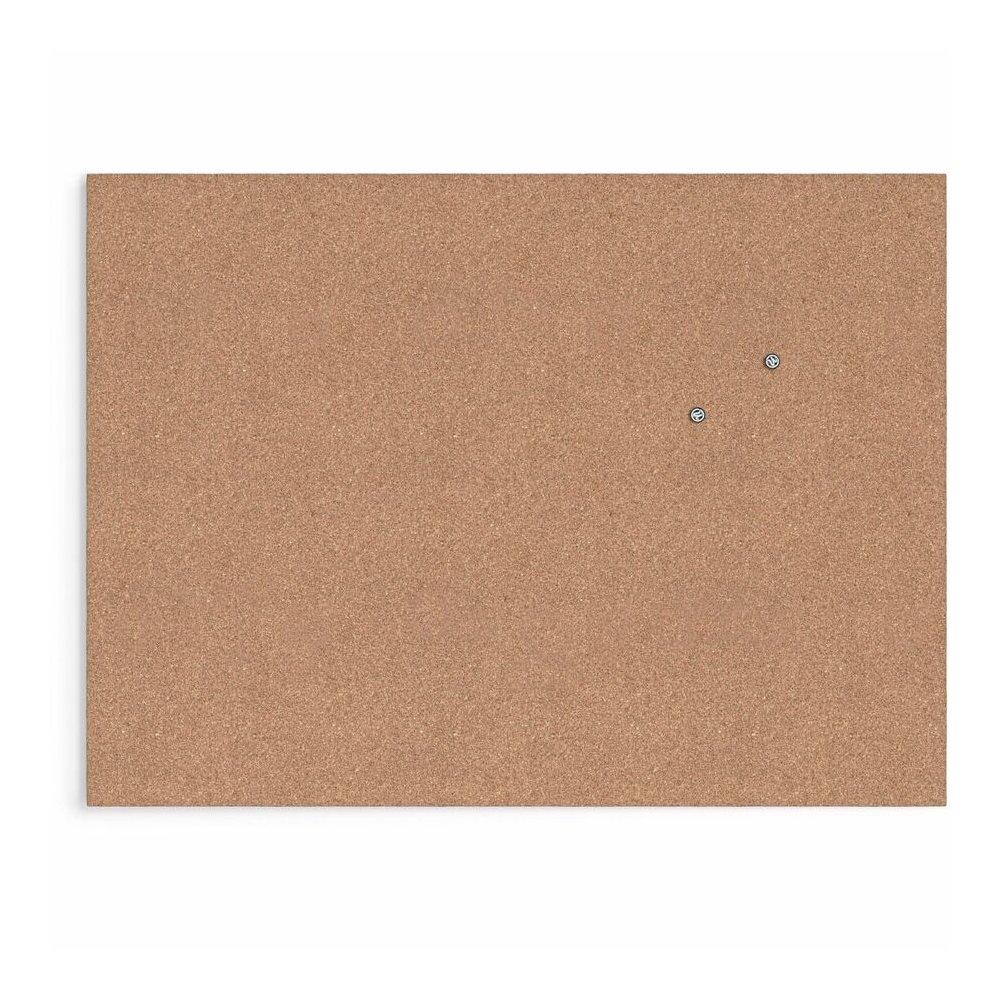 U Brands Frameless Cork Canvas Bulletin Board - 18" Board Height x 24" Board Width - Natural Cork Surface - Self-healing, Durable, Mounting System, Tackable, Frameless - 1 Each. Picture 4