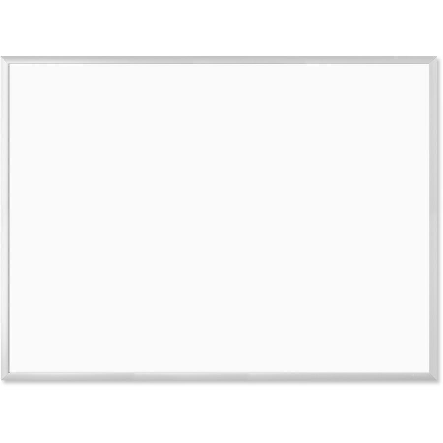 U Brands Magnetic Dry-Erase Board - 48" (4 ft) Width x 36" (3 ft) Height - White Painted Steel Surface - Silver Aluminum Frame - Rectangle - Horizontal/Vertical - Magnetic - 1 Each. Picture 9