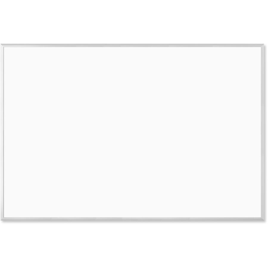 U Brands Magnetic Dry-Erase Board - 72" (6 ft) Width x 48" (4 ft) Height - White Painted Steel Surface - Silver Aluminum Frame - Rectangle - Horizontal/Vertical - Magnetic - 1 Each. Picture 10