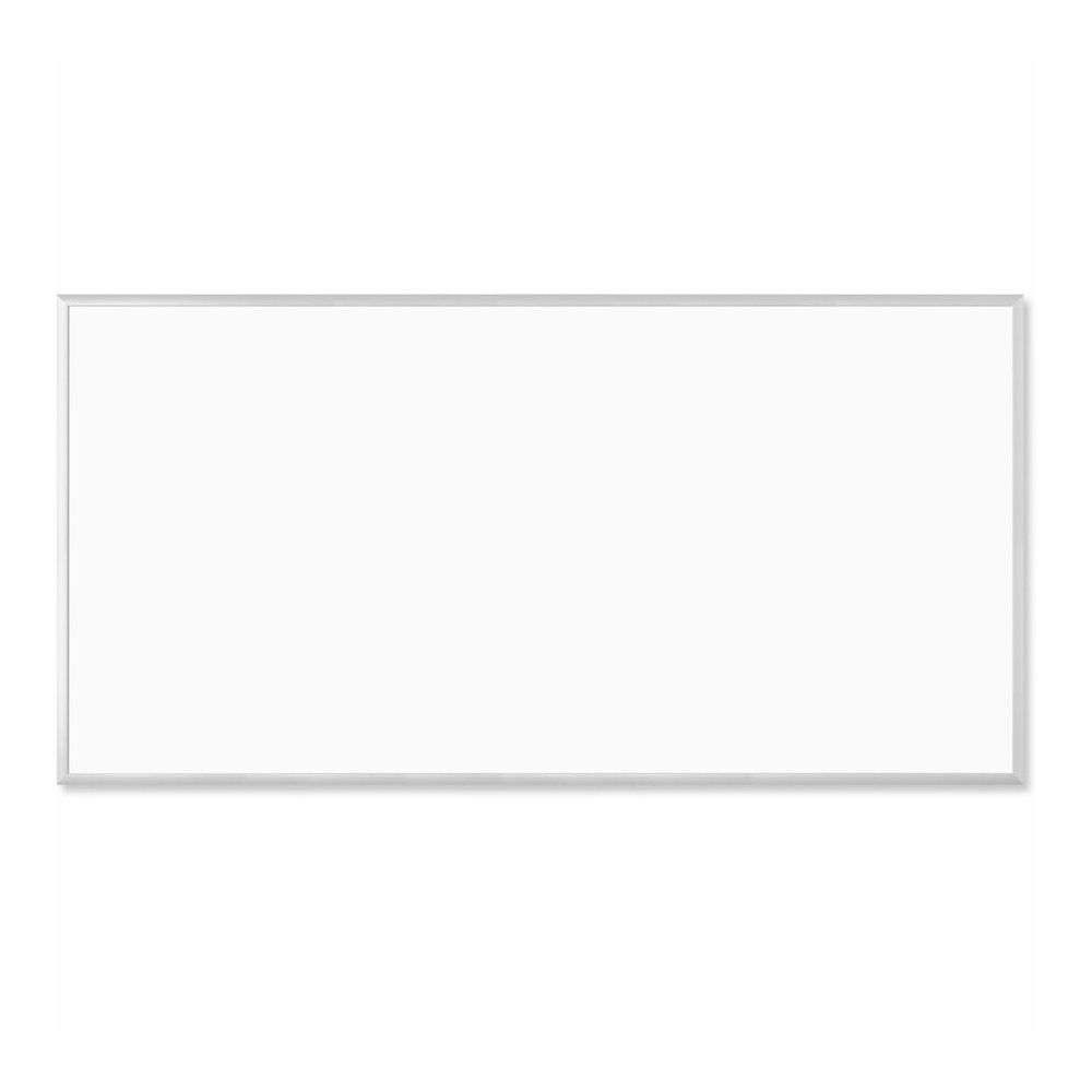 U Brands Magnetic Dry-Erase Board - 96" (8 ft) Width x 48" (4 ft) Height - White Painted Steel Surface - Silver Aluminum Frame - Rectangle - Horizontal/Vertical - Magnetic - 1 Each. Picture 7