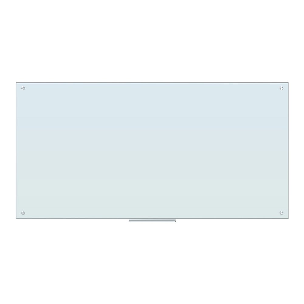 U Brands Magnetic Glass Frameless Dry-Erase Board - 72" (6 ft) Width x 36" (3 ft) Height - Frosted White Tempered Glass Surface - Rectangle - Horizontal/Vertical - Magnetic - 1 Each. Picture 6