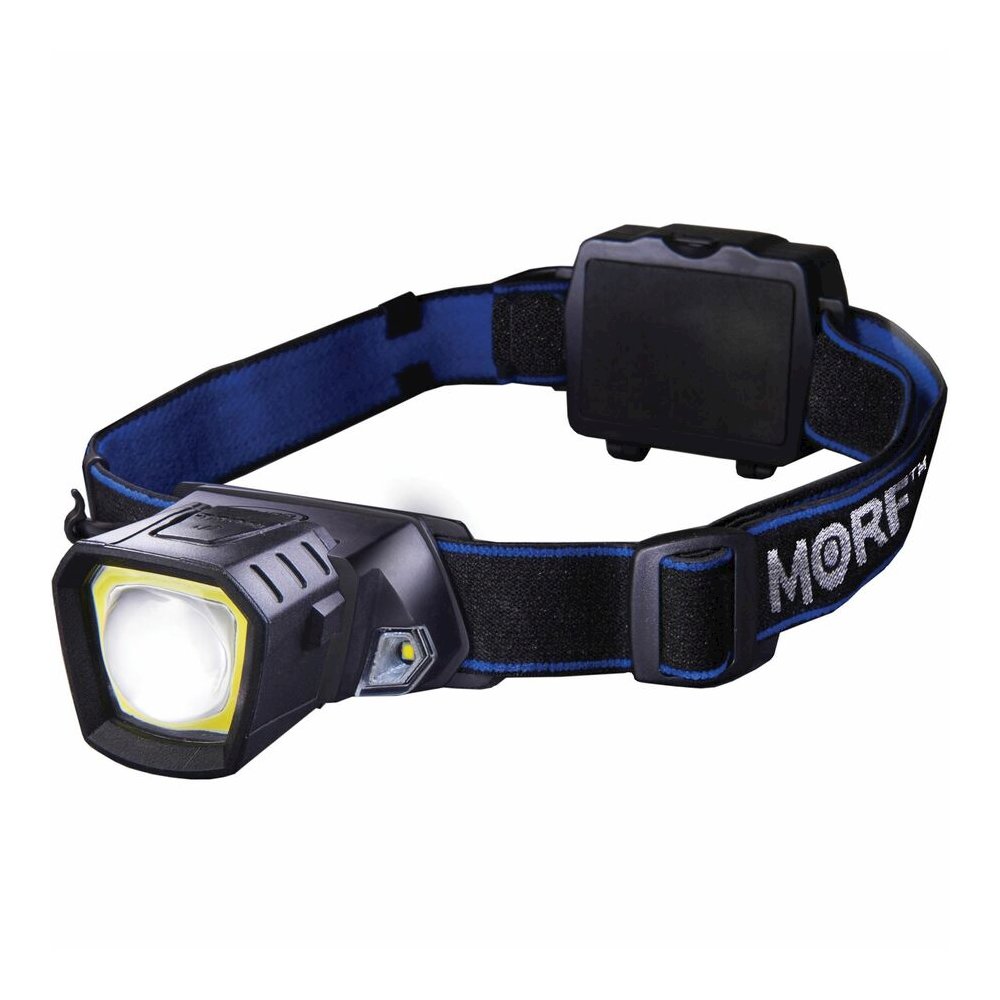 Police Security Removable Light Headlamp - 2 x LED - 4 x AAA - Battery - Black, Blue - 1 Each. Picture 4