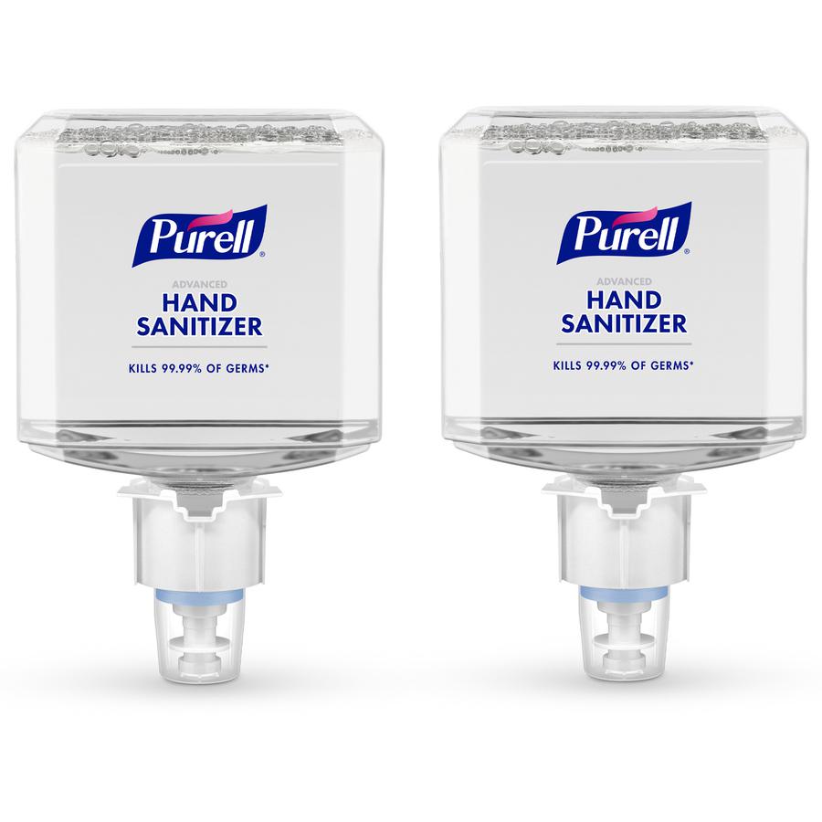 PURELL&reg; Advanced Hand Sanitizer Foam Refill - Clean Scent - 1.27 quart - Touchless Dispenser - Kill Germs - Hospital, Hand, Healthcare, Skin - Moisturizing - Clear - Dye-free, Refillable, Fragranc. Picture 4