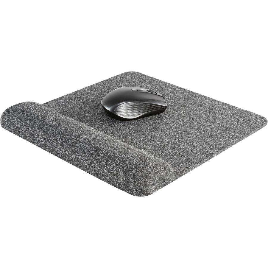 Allsop Premium Plush Mousepad - (32311) - 1.85" Height x 11.60" Width - Gray - Foam - Mouse - Retail - 1 Each. Picture 4