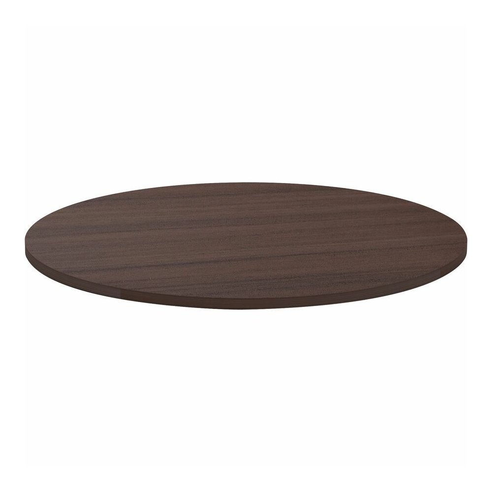 Lorell Essentials Conference Tabletop - Espresso Round Top - Contemporary Style - 1" Table Top Thickness x 42" Table Top Diameter - Assembly Required - 1 Each. Picture 8