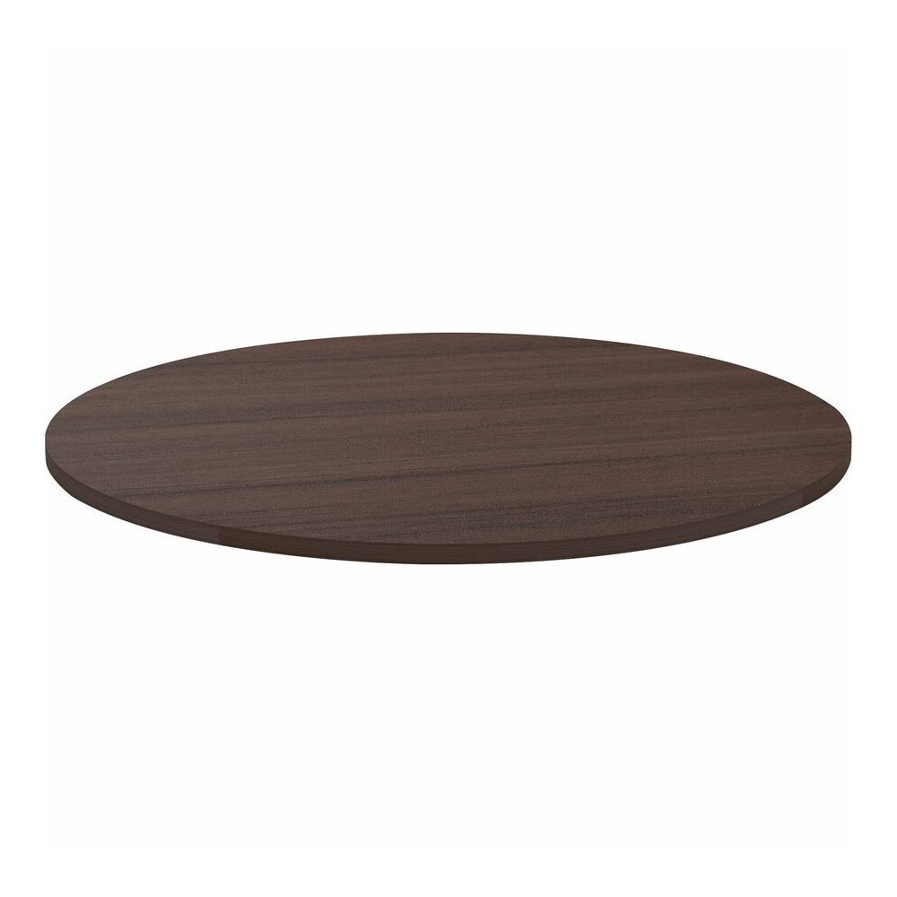 Lorell Essentials Conference Tabletop - Espresso Round Top - Contemporary Style - 1" Table Top Thickness x 48" Table Top Diameter - Assembly Required - 1 Each. Picture 7