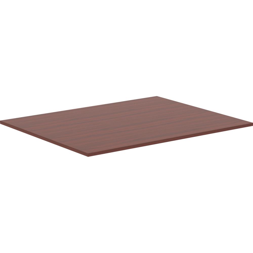 Lorell Revelance Conference Rectangular Tabletop - Rectangle - 1" Height x 59.9" Width x 47.3" Depth x 1" Thickness - Material: Laminate - Finish: Mahogany - For Office - 1 Each. Picture 7