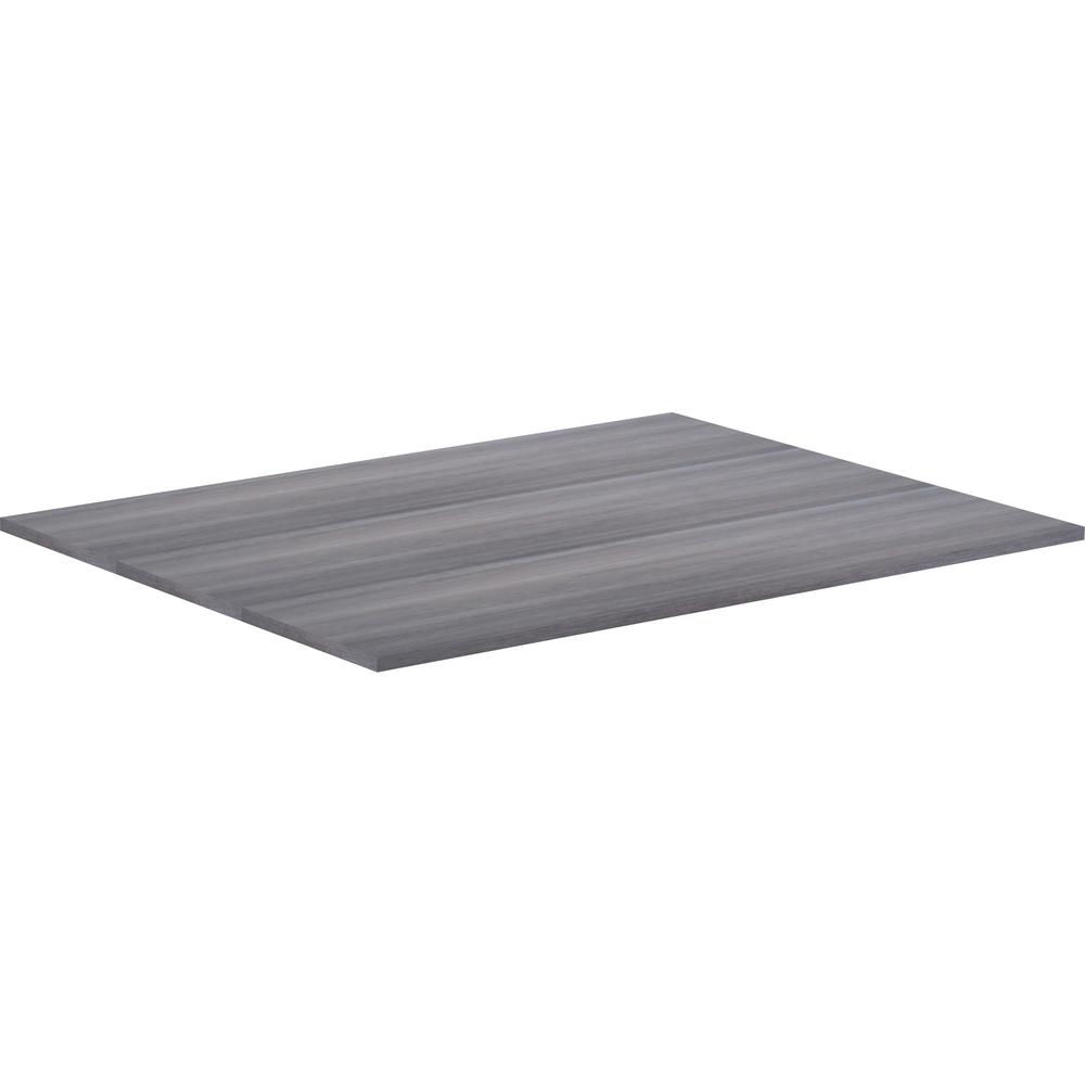 Lorell Revelance Conference Rectangular Tabletop - Rectangle - 1" Height x 59.9" Width x 47.3" Depth x 1" Thickness - Material: Laminate - Finish: Weathered Charcoal - 1 Each. Picture 6