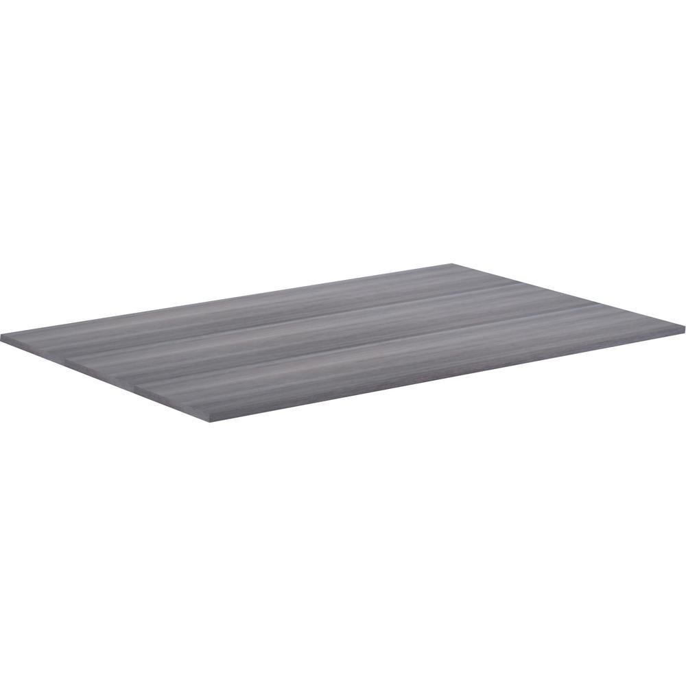 Lorell Revelance Conference Rectangular Tabletop - Rectangle - 1" Height x 71.6" Width x 47.3" Depth x 1" Thickness - Material: Laminate - Finish: Weathered Charcoal - 1 Each. Picture 4