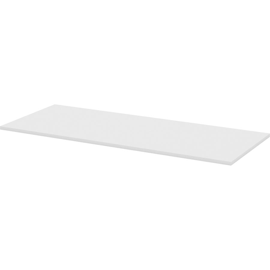 Lorell Training Tabletop - White Rectangle Top - 72" Table Top Length x 30" Table Top Width x 1" Table Top Thickness - Assembly Required - Particleboard, Melamine Top Material - 1 Each. Picture 4