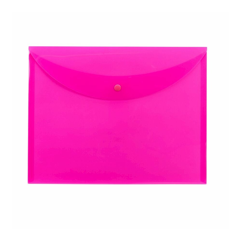 Smead Letter Filing Envelope - 8 1/2" x 11" - Pink - 10 / Box. Picture 4