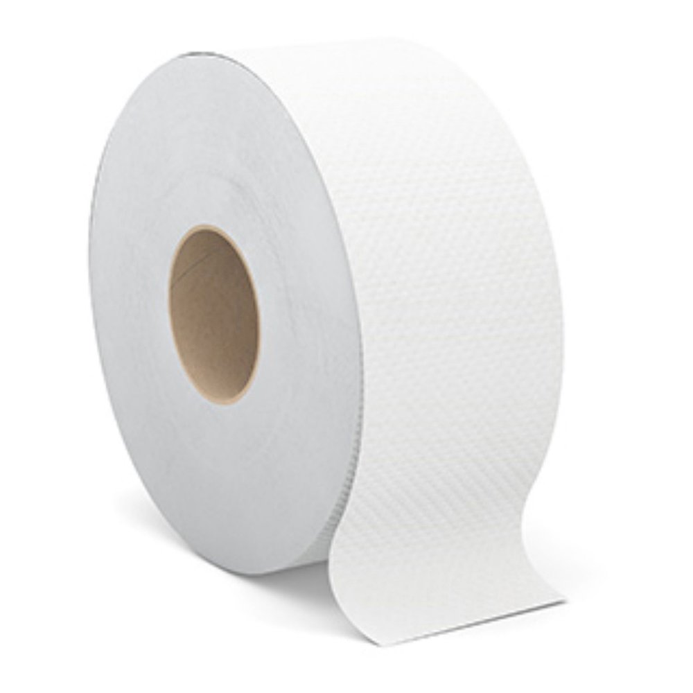Cascades PRO Select Jumbo Toilet Paper - 2 Ply - 3.30" x 500 ft - White - Fiber - 12 / Carton. Picture 2