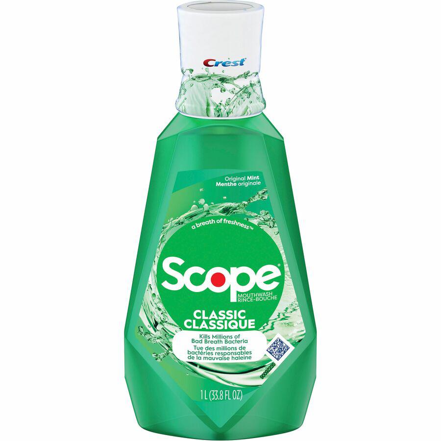 Crest Scope Classic Mouthwash - For Bad Breath - Mint - 1.06 quart - 1 Each. Picture 7