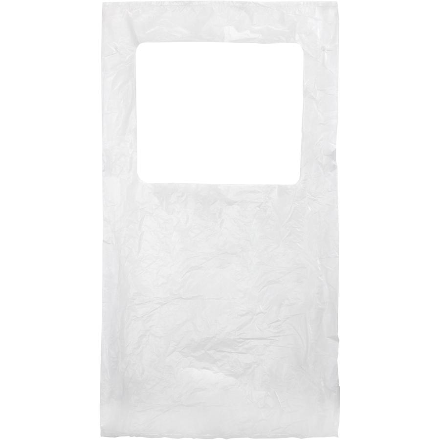 Scensibles Universal Poly Receptacle Liners - 12.50" Width x 23" Depth - Frosted Clear - High-density Polyethylene (HDPE) - Receptacle - 500 / Carton. Picture 4