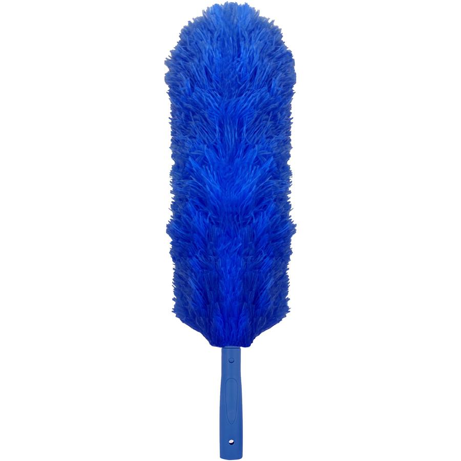 Ettore Microswipe Microfiber Duster - MicroFiber Bristle - Blue - 1 Each. Picture 2