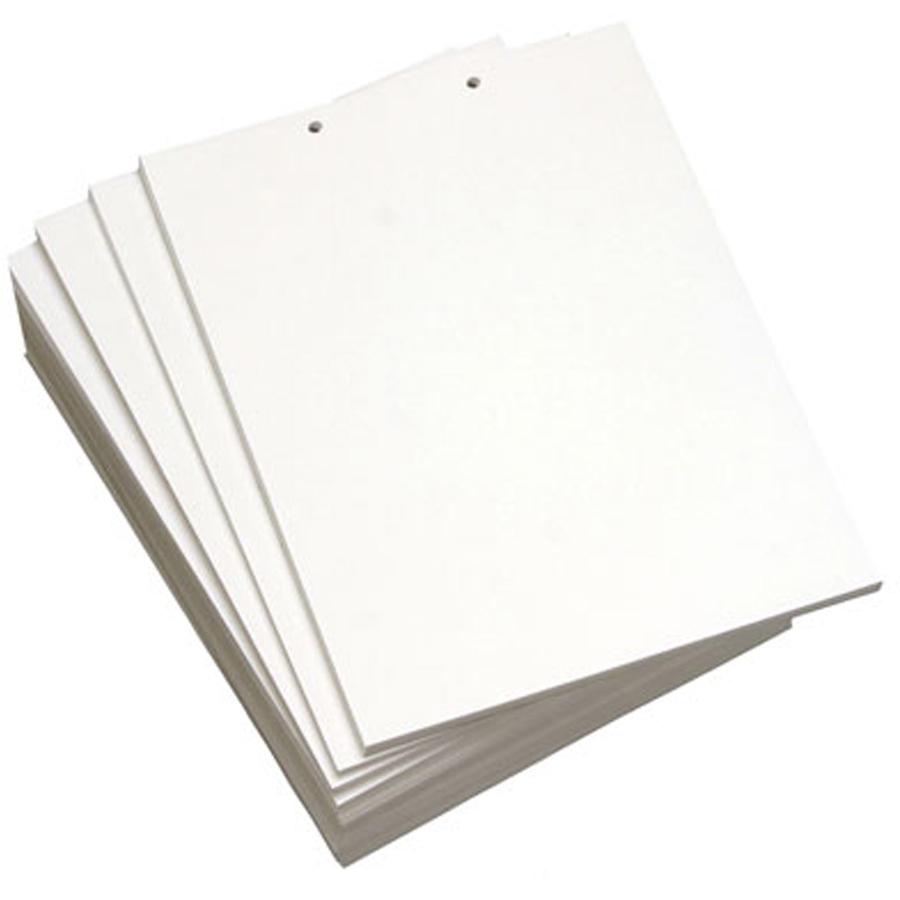 Lettermark Punched & Perforated Paper with 2HP on Top - White - 92 Brightness - Letter - 8 1/2" x 11" - 20 lb Basis Weight - 75 g/m&#178; Grammage - 5 / Carton - 2500 Sheets - 500 Sheets per Ream - Su. Picture 2