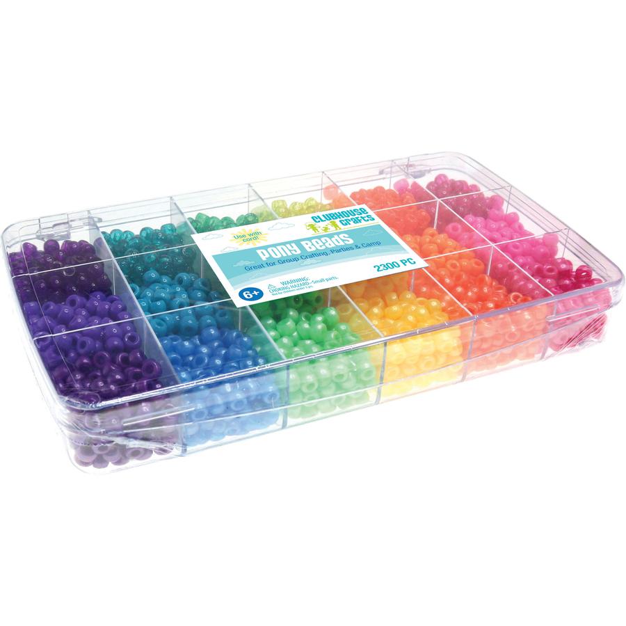 Advantus Sulyn Pony Bead Box - Crafting, Fun and Learning - 2300 Piece(s) - Multi - 1 Each. Picture 2
