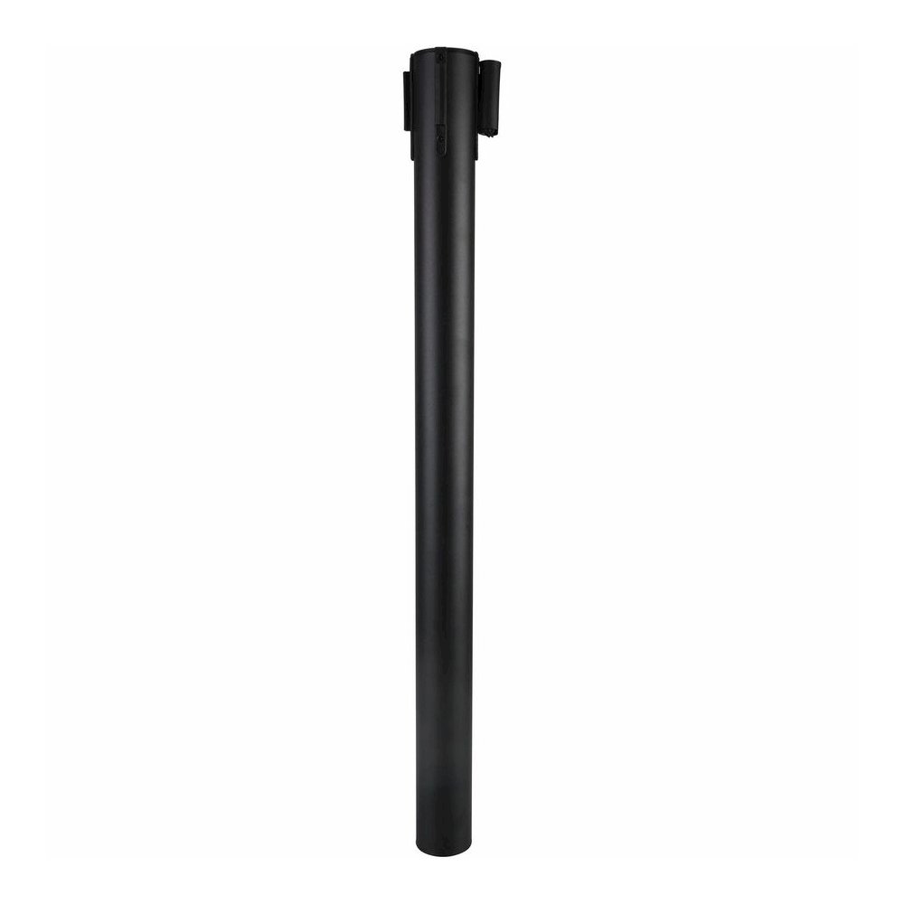 Genuine Joe Crowd-Control Posts - 34" Height - Black - Steel - 2 / Carton. Picture 2