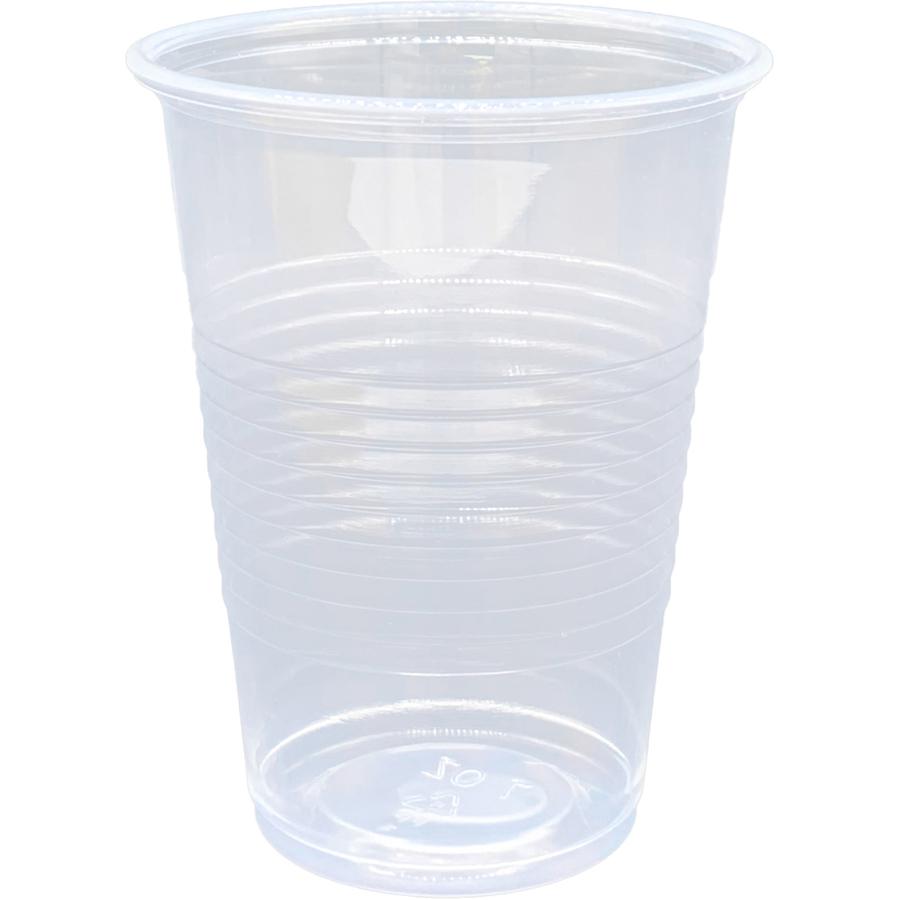 Genuine Joe 7 oz Transparent Beverage Cups - 7 fl oz - Clear - Plastic - Beverage, Cold Drink - 100/Pack - 25 / Carton. Picture 2