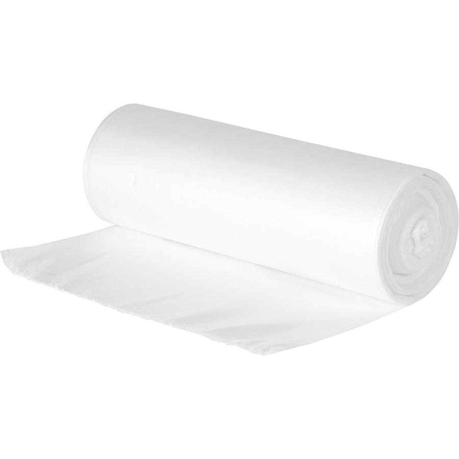 Genuine Joe Heavy-duty Trash Can Liners - 60 gal Capacity - 58" Length x 39" Width x 2.70 mil (69 Micron) Thickness - Clear - Waste Disposal, Debris, Office Waste, Food Waste - 1 Carton. Picture 2