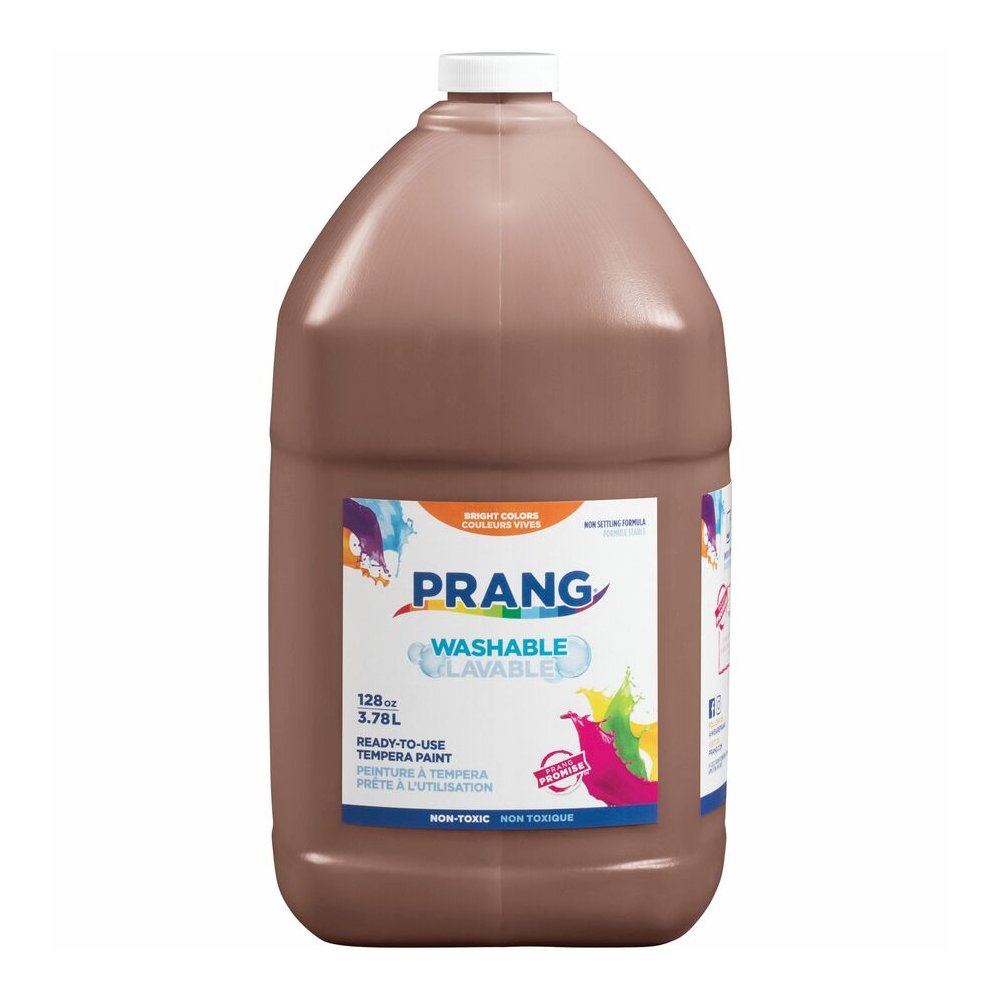 Prang Washable Tempera Paint - 1 Color(s) - Brown - 1 gal - Washable - 1 Each. Picture 3