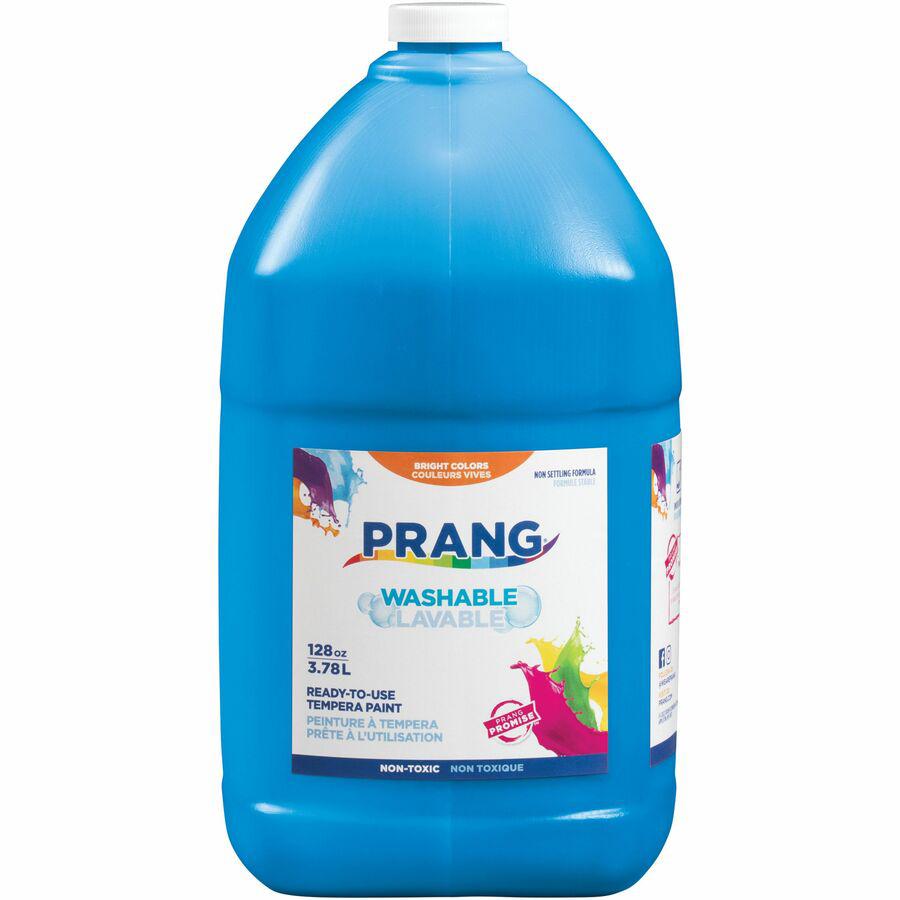 Prang Washable Tempera Paint - 1 Color(s) - Turquoise Blue - 1 gal - Washable - 1 Each. Picture 6