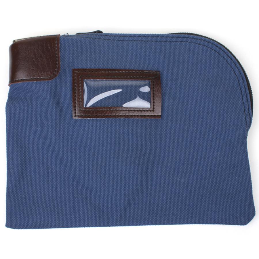 ControlTek Carrying Case Cash, Coin, Document, Check, Card - Blue - Moisture Resistant - Nylon Body - 8.5" Width x 11" Depth - 1 Each. Picture 2