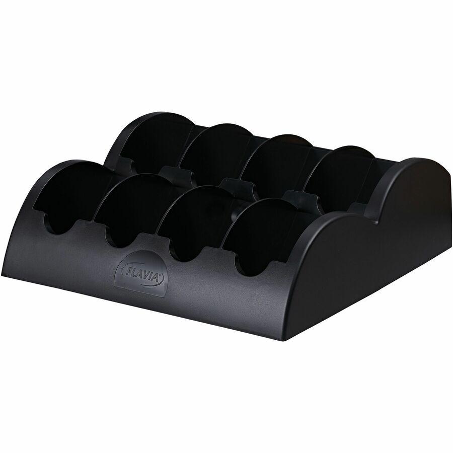 Flavia Freshpacks Small Merchandiser - 80 x Drink - Drawer Size : 10" - 4.40" Height x 13.60" Width x 13" Depth - Sturdy, Compact, Recyclable - Black - Plastic - 1 Each. Picture 9
