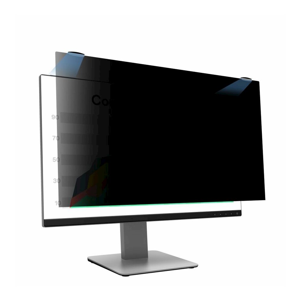3M Privacy Screen Filter Black - For 23.8" Widescreen LCD Monitor - 16:9 - Scratch Resistant, Fingerprint Resistant - Anti-glare - 1 Each. Picture 6