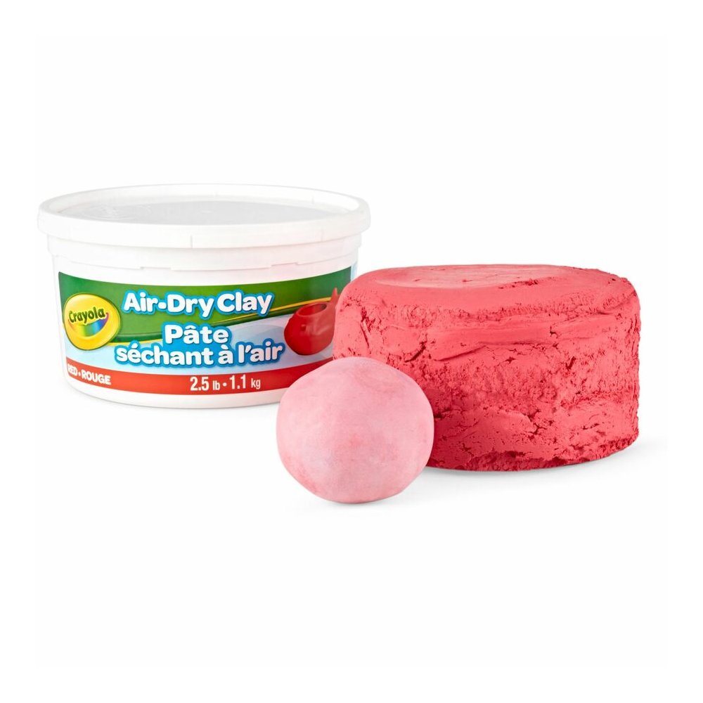 Crayola Air-Dry Clay - Art, Classroom, Art Room - Red - 1 Each. Picture 7