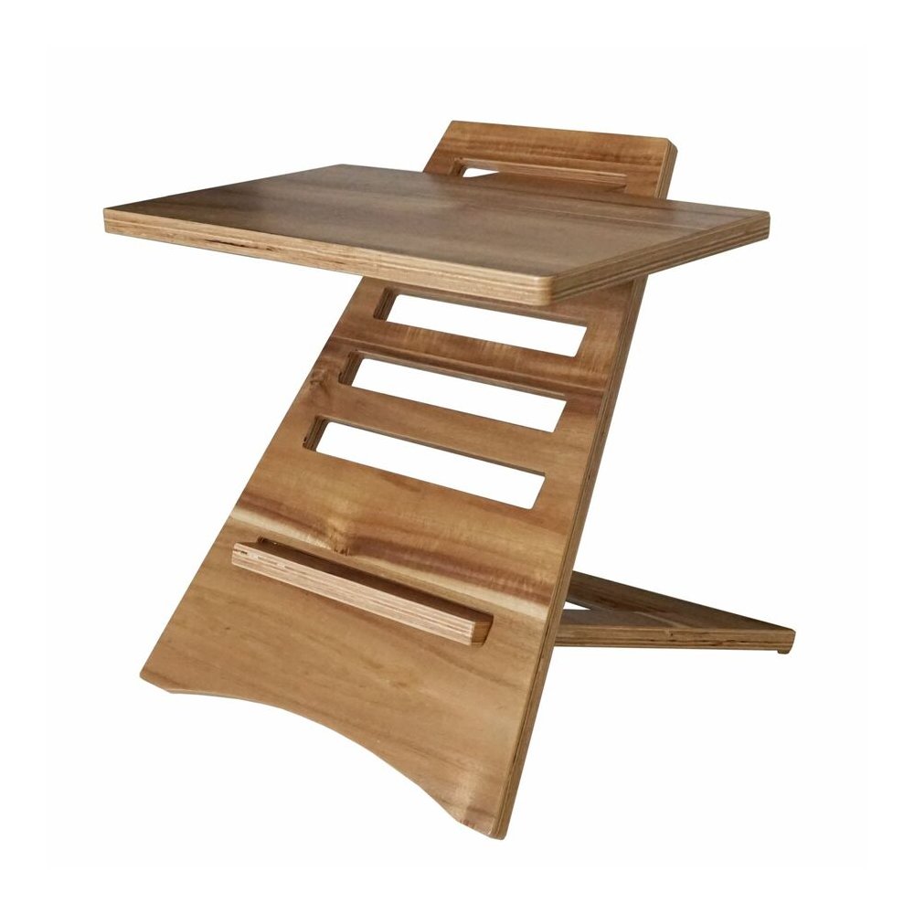 Victor High Rise Laptop Riser - 10 lb Load Capacity - 16.50" Height x 17" Width - Acacia Wood - Natural. Picture 4