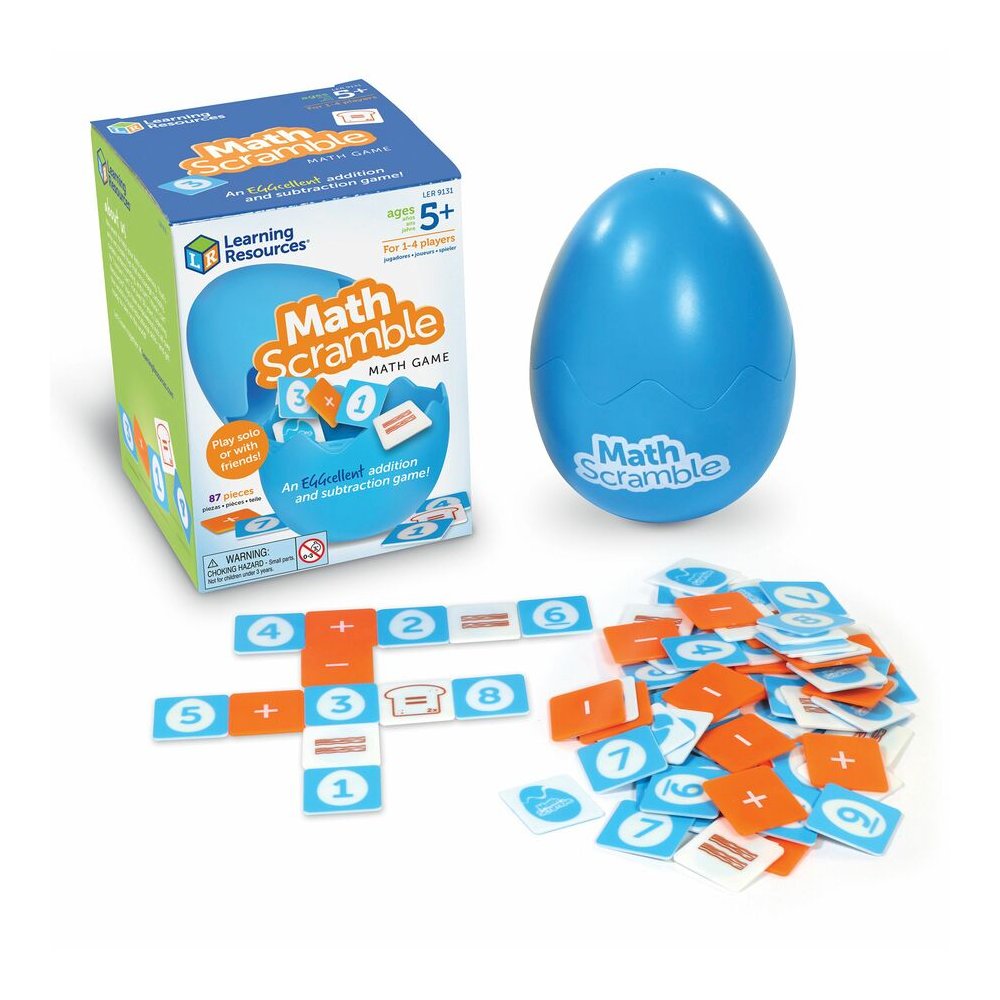 Learning Resources Math Scramble Game - Learning Toy - Theme/Subject: Learning - Multi. Picture 2