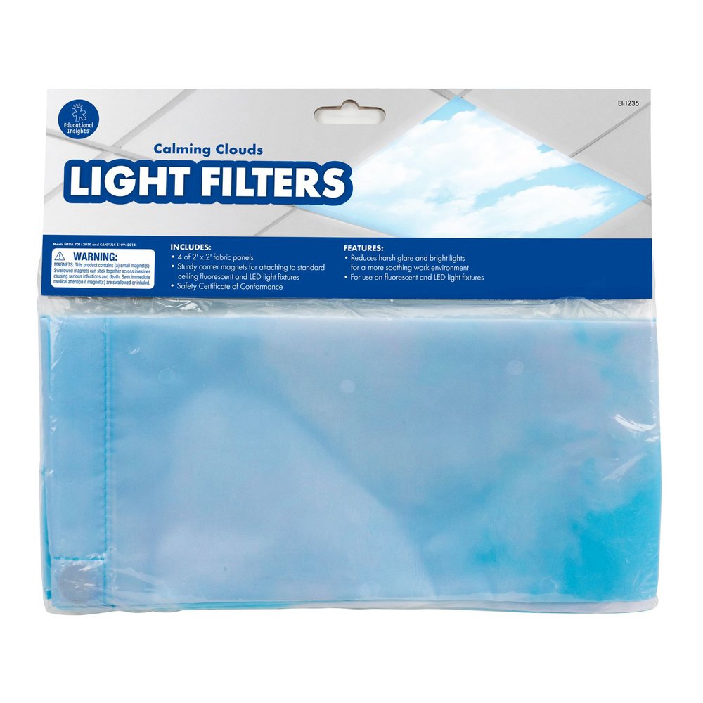 Educational Insights Calming Clouds Light Filters - 4 / Pack. Picture 3