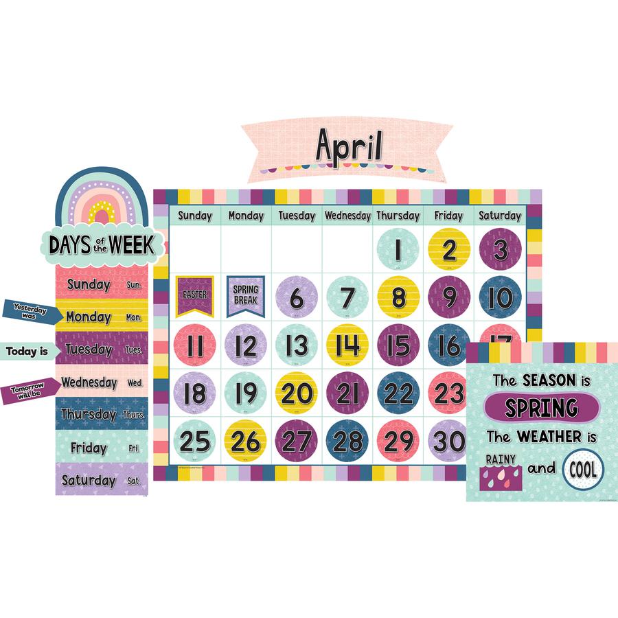 Teacher Created Resources Oh Happy Day Bulletin Board Set - 1 Set. Picture 3