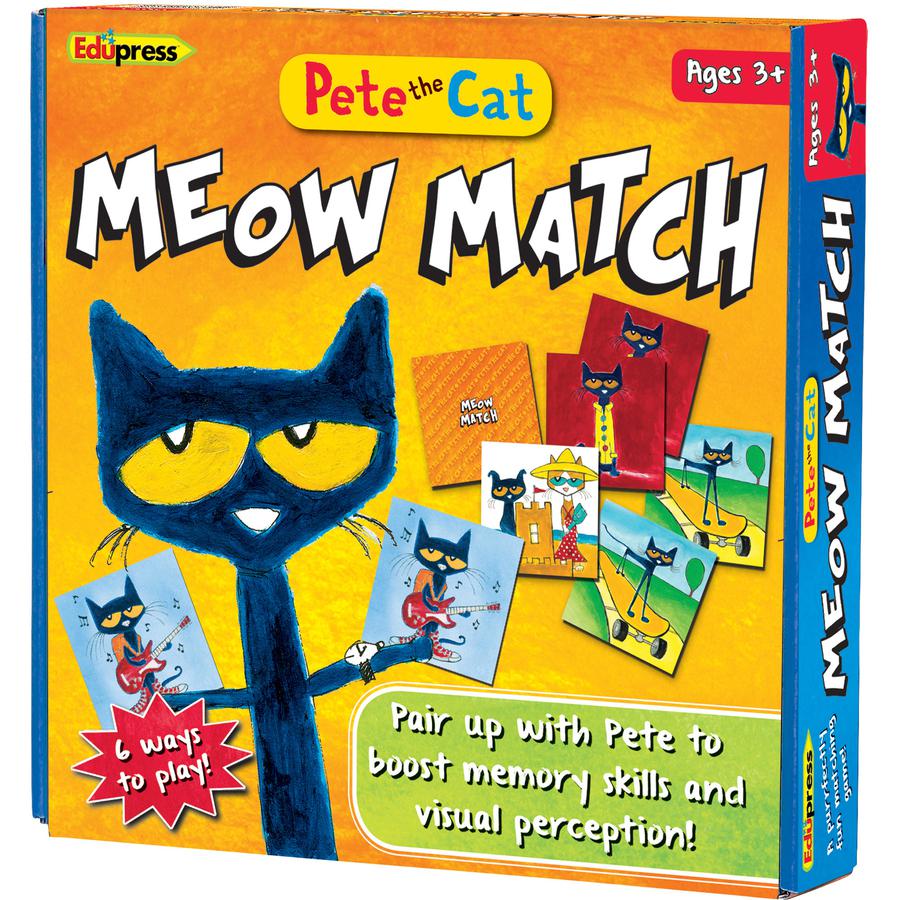 Teacher Created Resources Pete The Cat Meow Match Game - 78 Card(s) - Animal - Matching - 1 Each. Picture 5