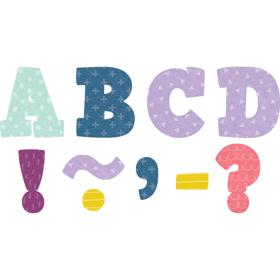 Teacher Created Resources Oh Happy Day Magnetic Letters - Fun Theme/Subject - Magnetic - 3" Length - Multi - 1 Pack. Picture 2