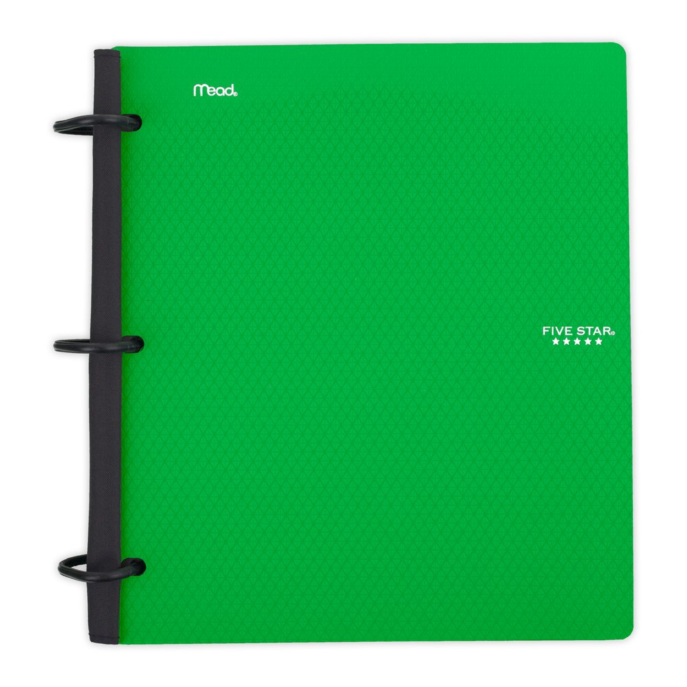 Mead Five Star Flex Hybrid NoteBinder - 1" Binder Capacity - 200 Sheet Capacity - Pocket: 2 - 5 Divider - Plastic - Multi-colored - TechLock Ring, Durable, Foldable - 1 Each. Picture 5