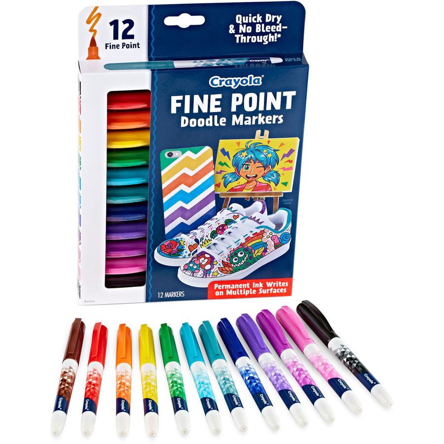 Crayola Doodle Markers - Multicolor Ink - 1 Pack. Picture 12