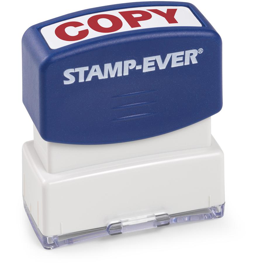 Trodat COPY 1-color Message Stamp - Message Stamp - COPY - 0.56" Impression Width x 1.69" Impression Length - Red - 1 Each. Picture 2